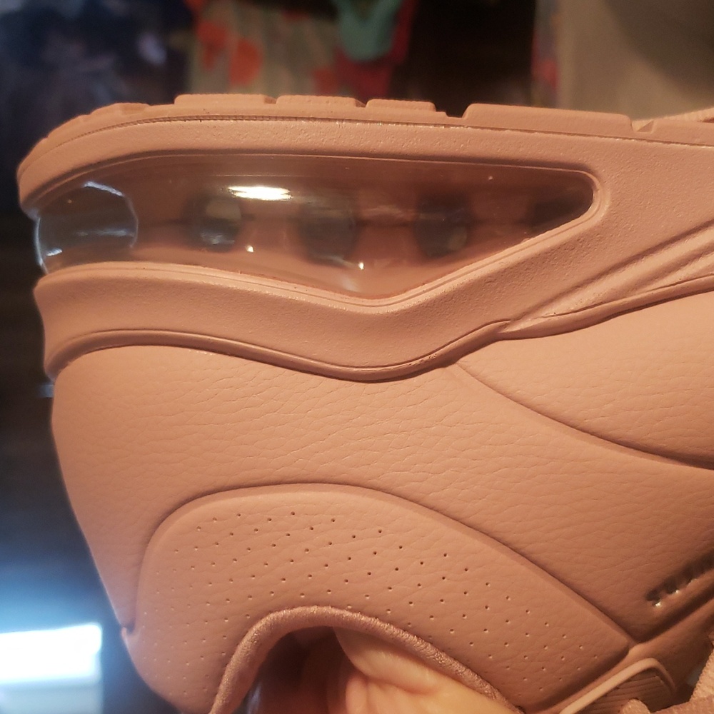 Size 10 Skechers Women's Blush Pink Uno 2 Air Around You Sneakers tenner shoes - Picture 6 of 6